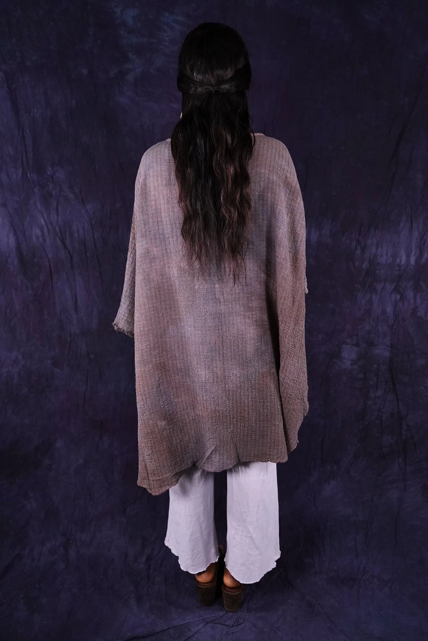 2282 Hand Dyed Ana Tunic Caverna O/S