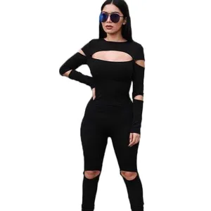 3 Colors Autumn Winter Rompers Women Jumpsuit Plus Size Solid Black Bodysuits Long Sleeve Skinny Bodycon Zipper XD501
