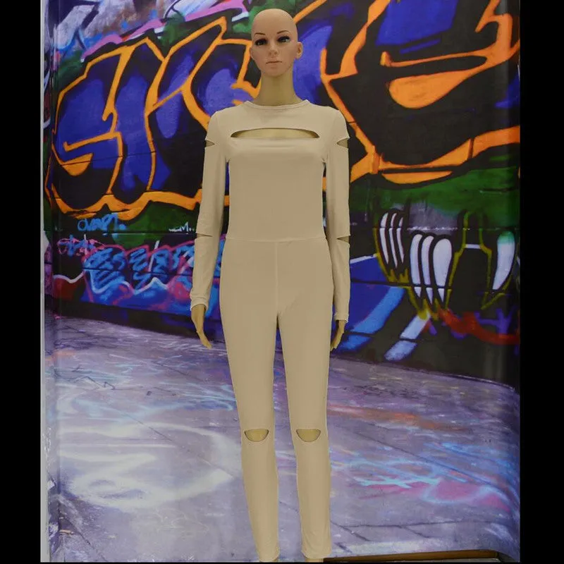 3 Colors Autumn Winter Rompers Women Jumpsuit Plus Size Solid Black Bodysuits Long Sleeve Skinny Bodycon Zipper XD501
