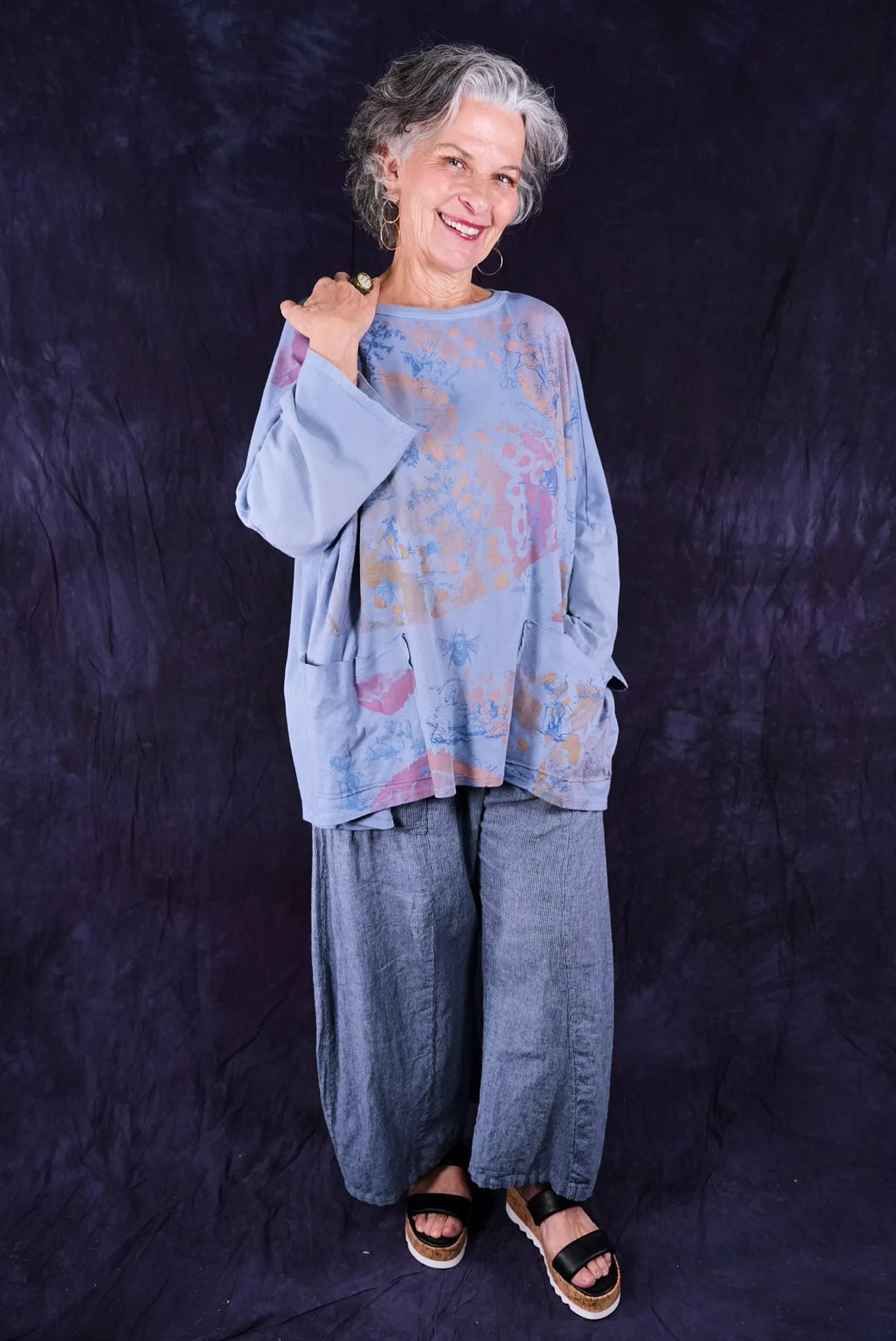 3306 Stripe Klee Pant Sky