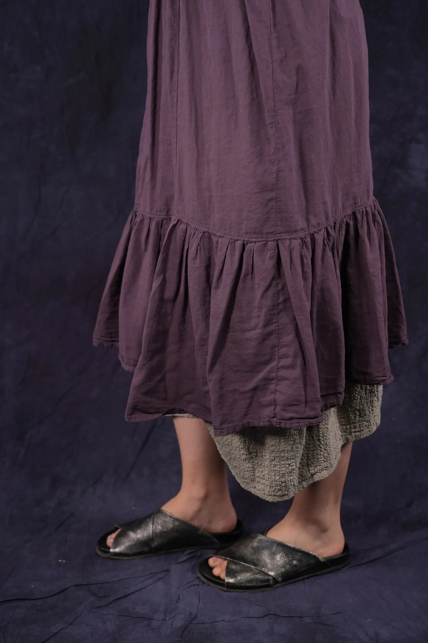 4191 Lawn Gather Skirt Fig