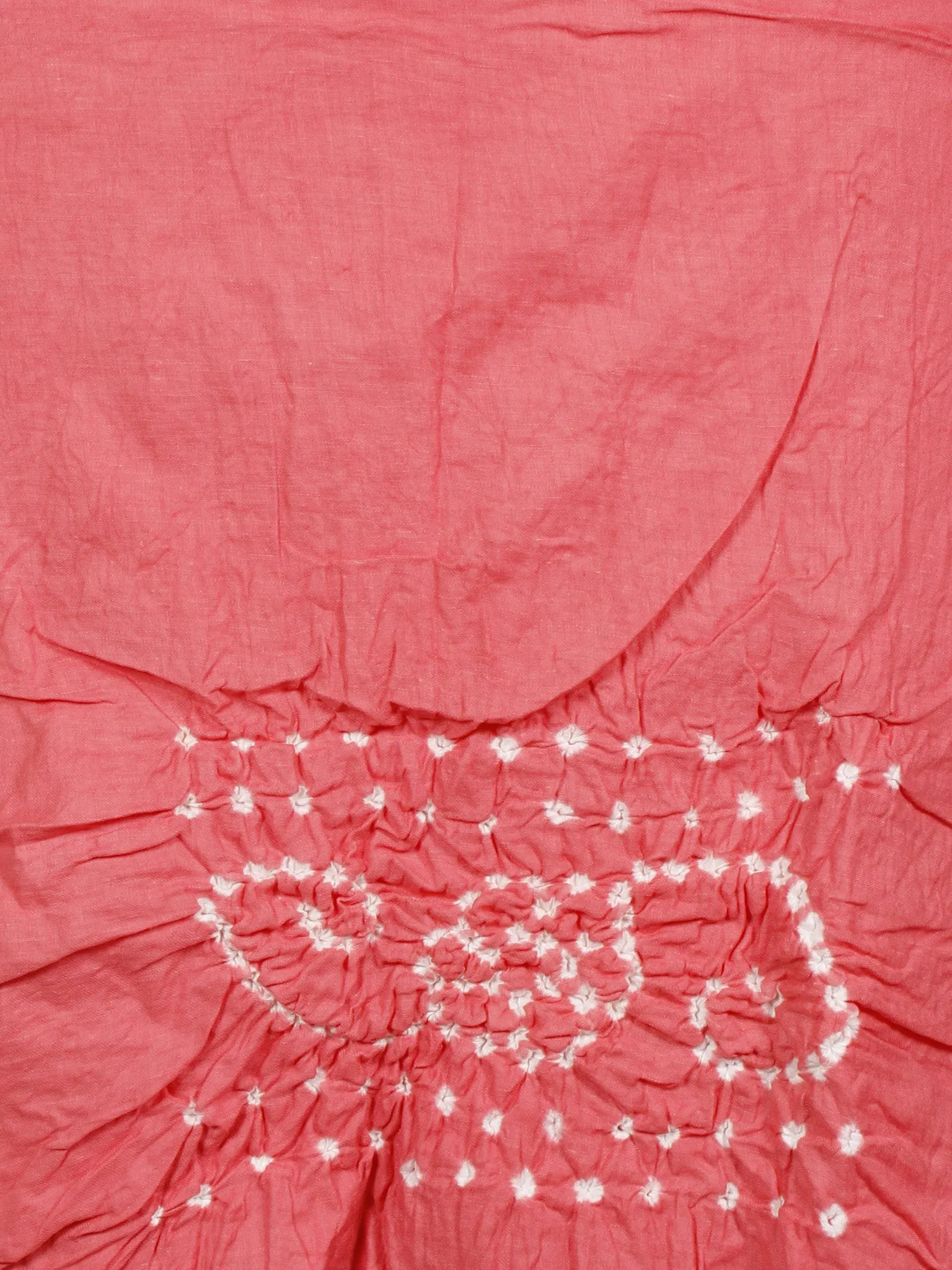 Admiral Blue Pink White Hand Tie & Dye Bandhej Suit Salwar Dupatta (Set of 3)  - S16281273