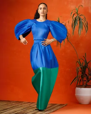 Aelia Two-Piece Set (Blue/Green)