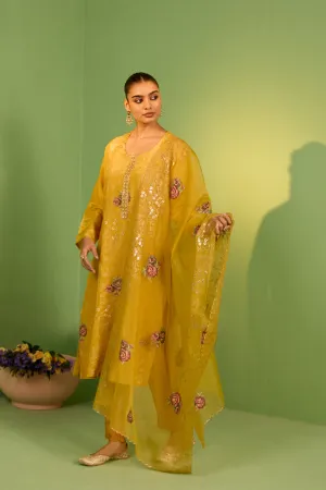 Althea Mustard Suit Set
