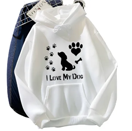 Angel – Cozy Dog Hoodie for Women