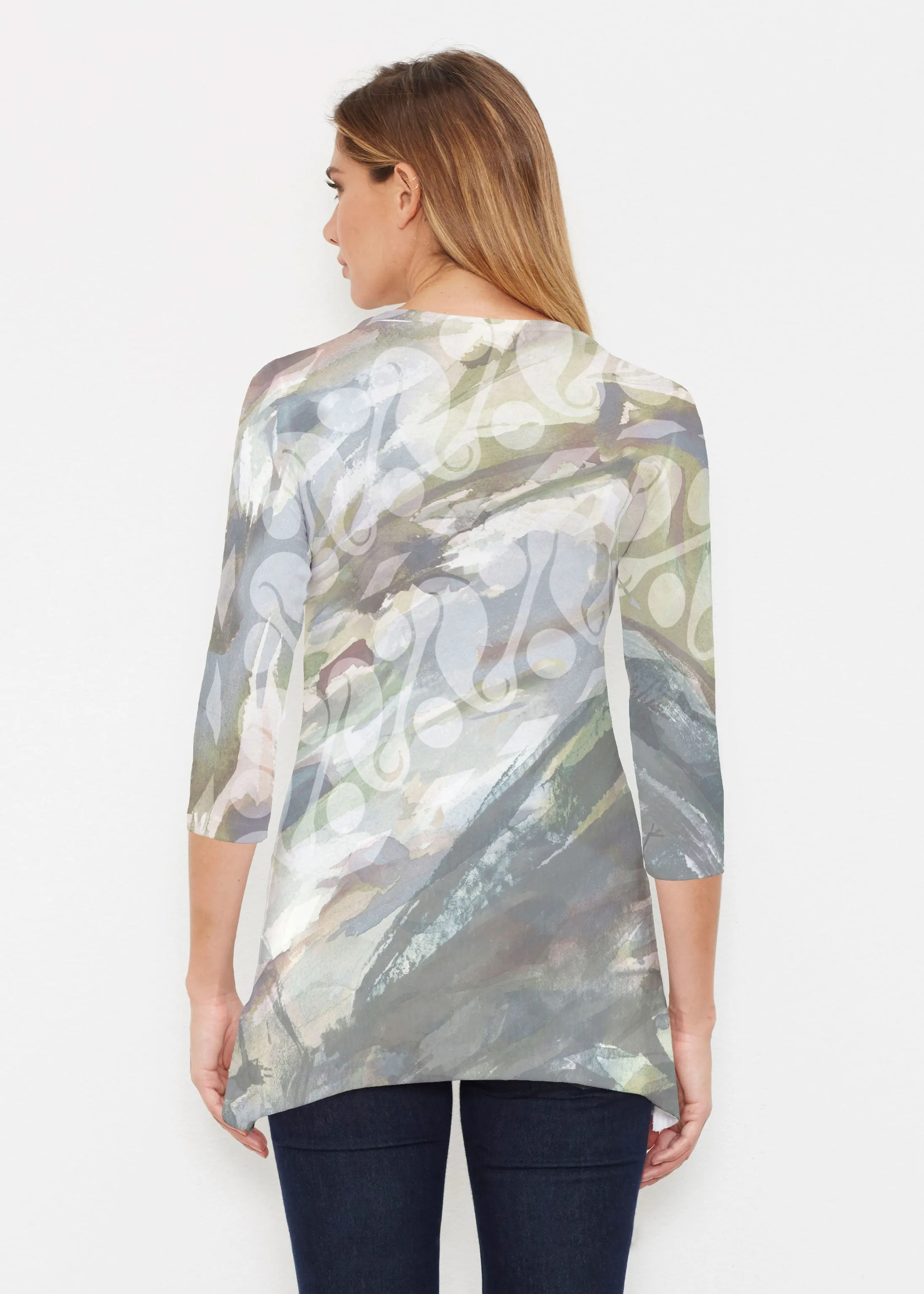 Annaleise (15055) ~ Buttersoft 3/4 Sleeve Tunic