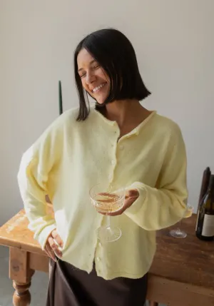 Ashtyn Cardigan - Butter Yellow