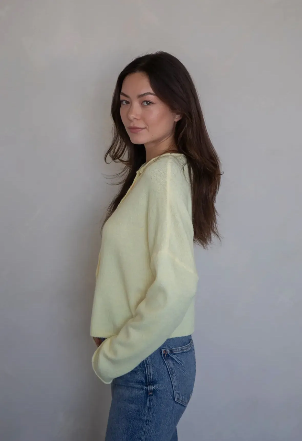 Ashtyn Cardigan - Butter Yellow