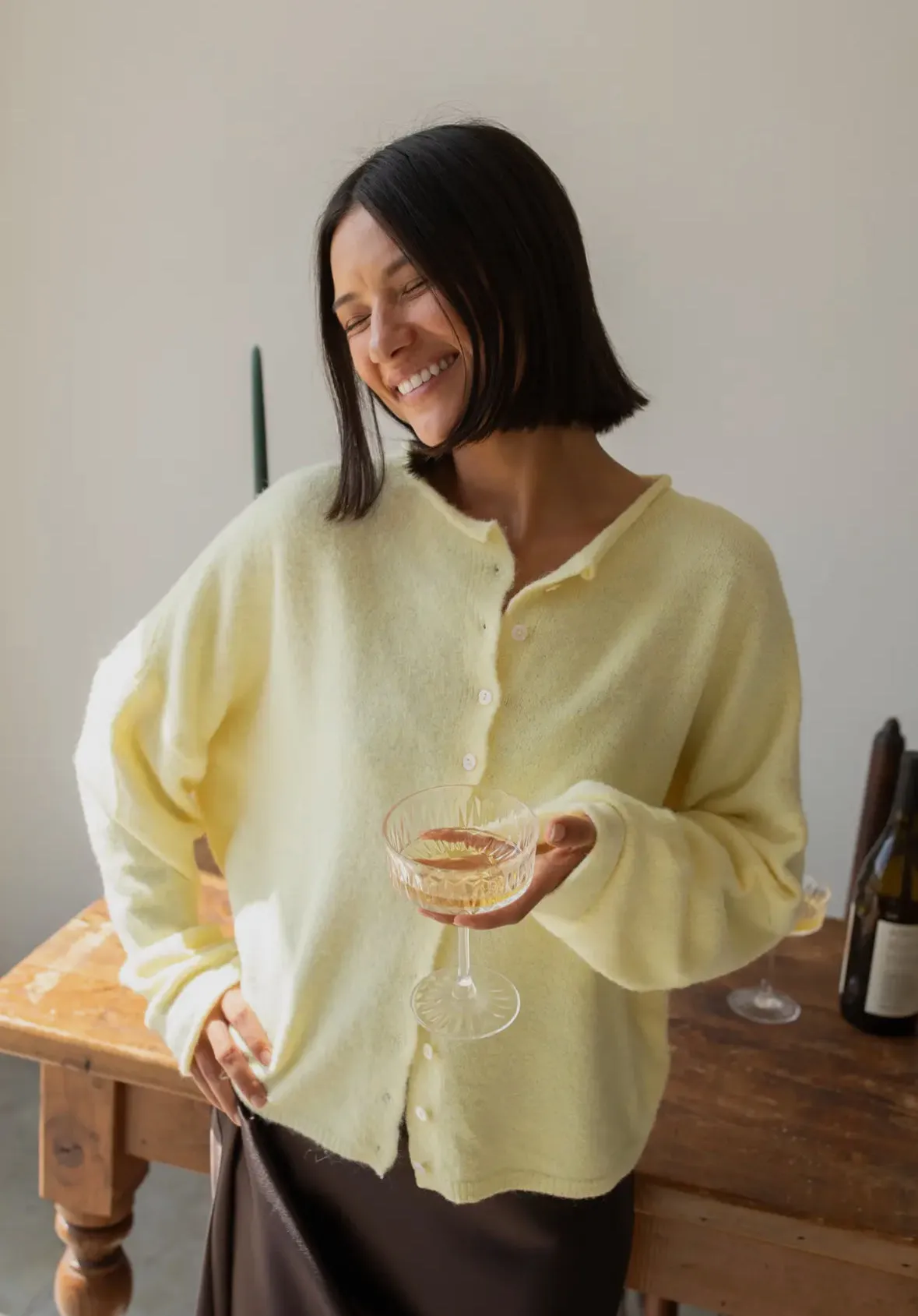 Ashtyn Cardigan - Butter Yellow