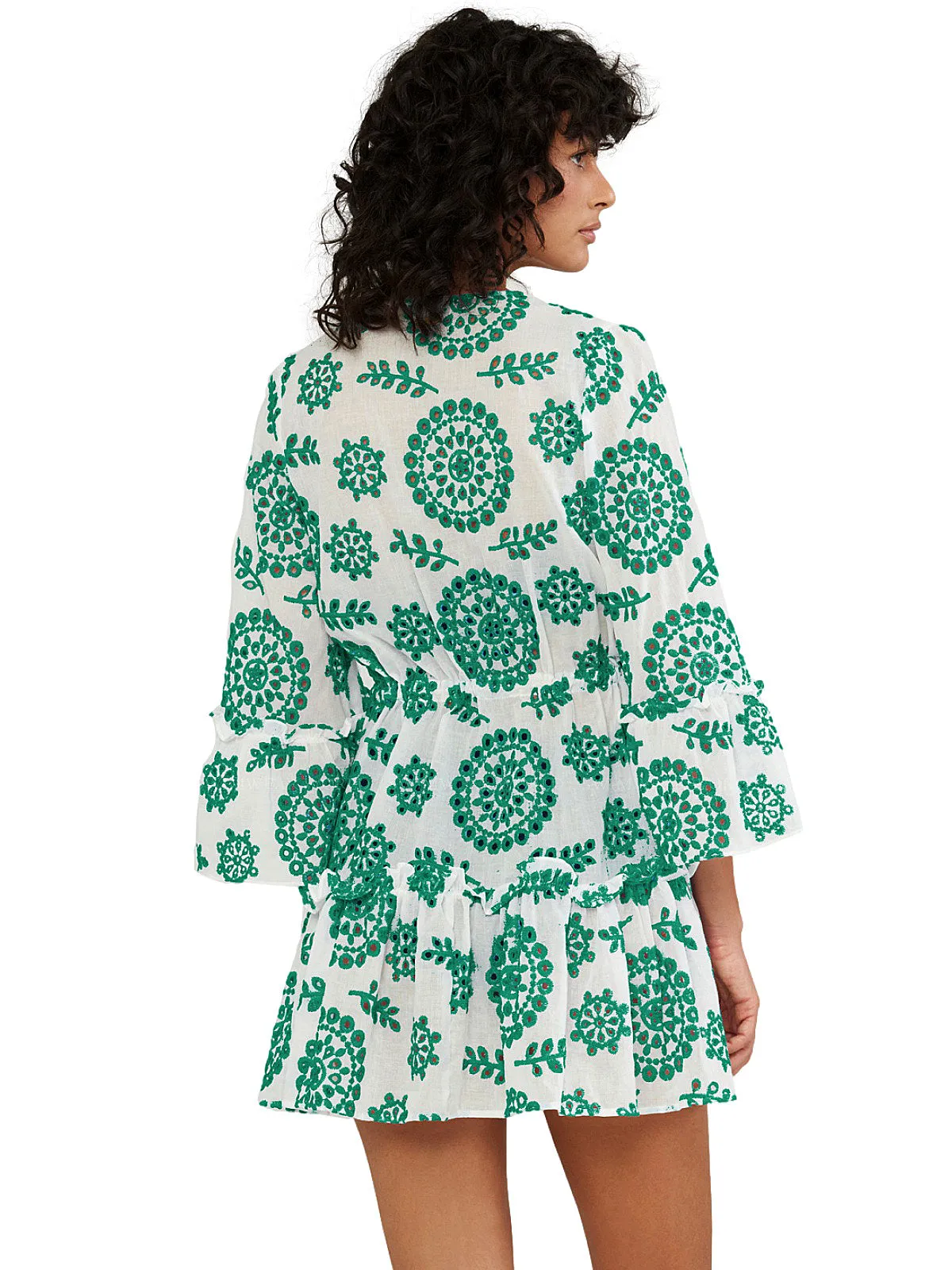 Azalea Ruffled Short Kimono ::RET