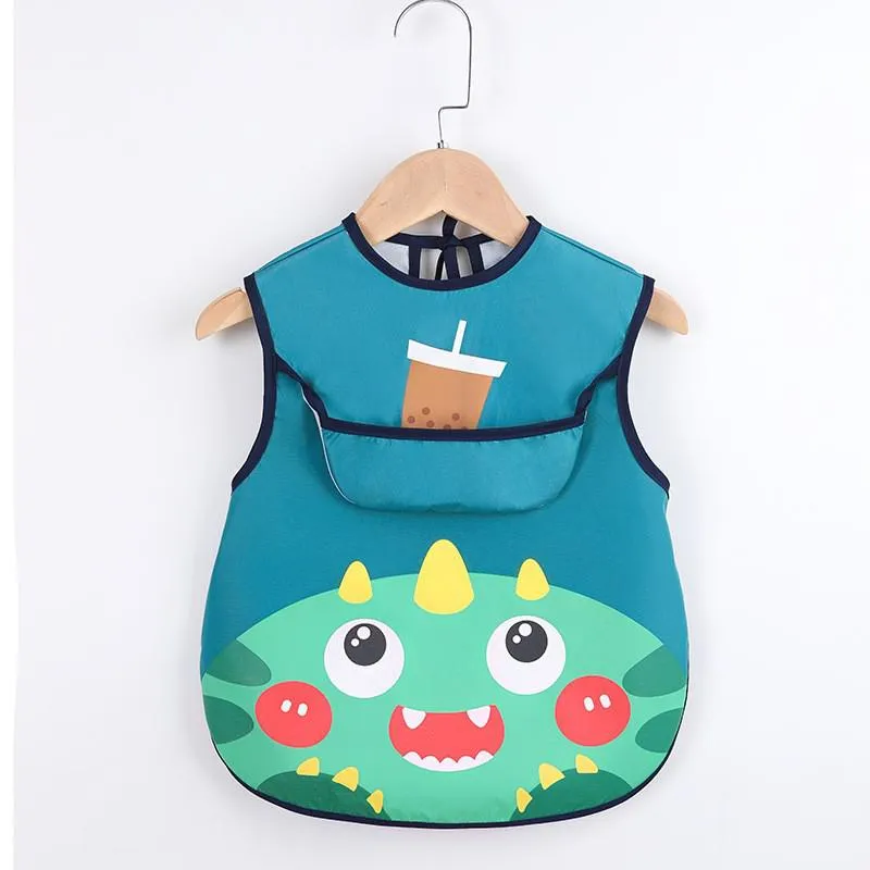 Baby Apron with Pockets for Colouring and Eating