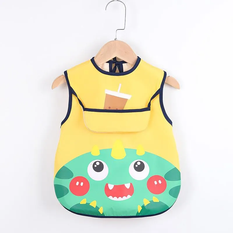Baby Apron with Pockets for Colouring and Eating