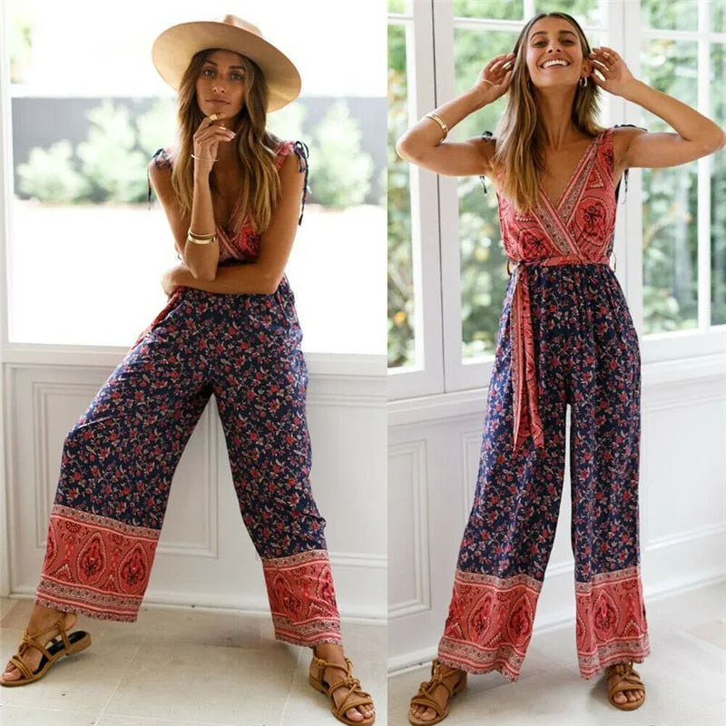 Backless Summer Jumpsuit