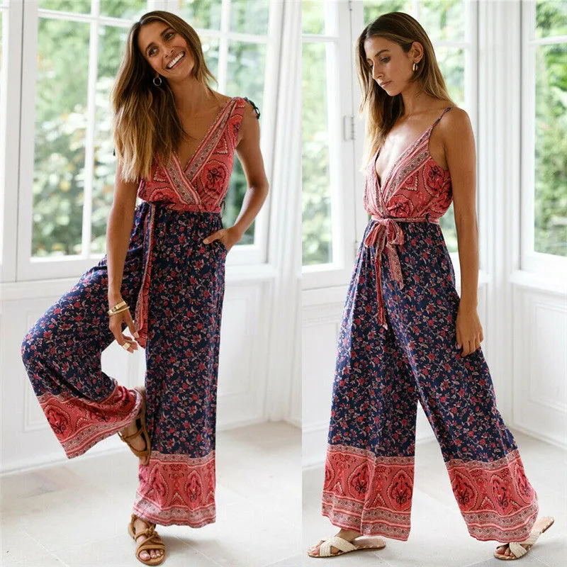 Backless Summer Jumpsuit