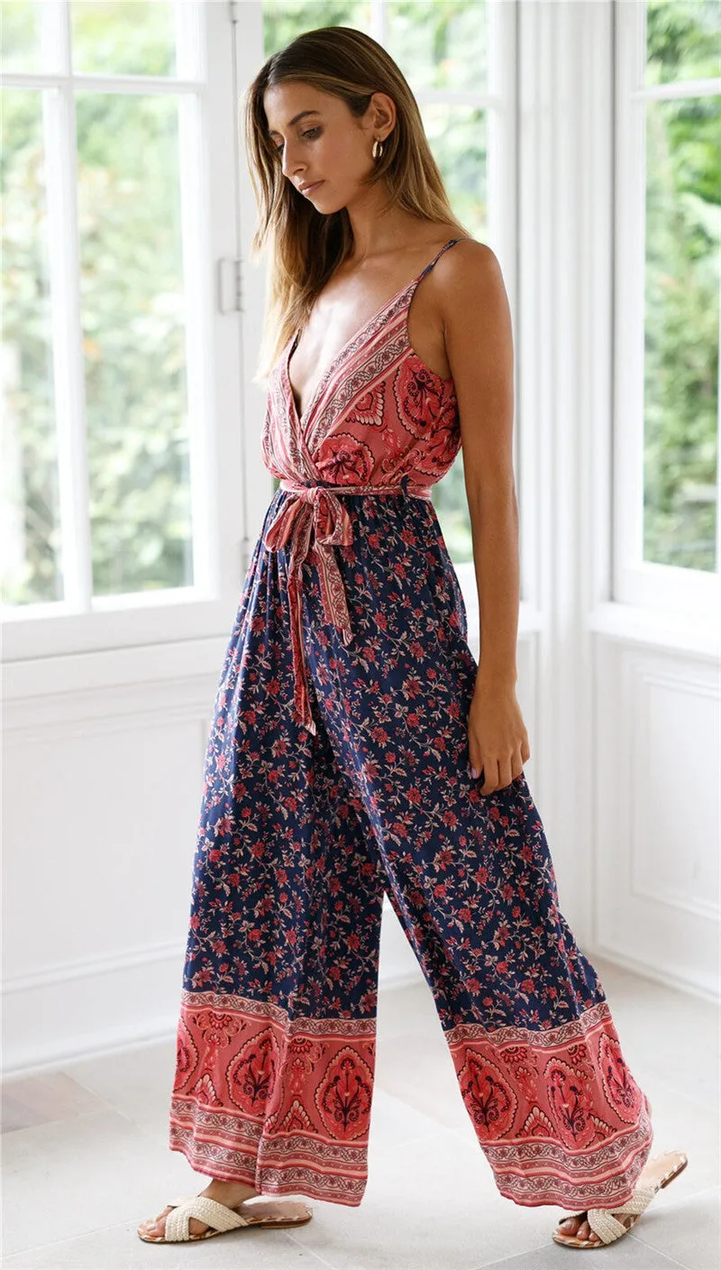Backless Summer Jumpsuit