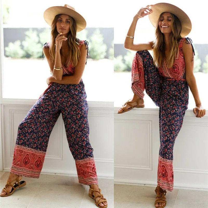 Backless Summer Jumpsuit