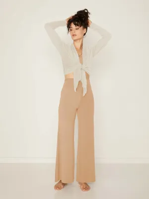 Bamboo Palazzo Pant 2.0 - Caramel