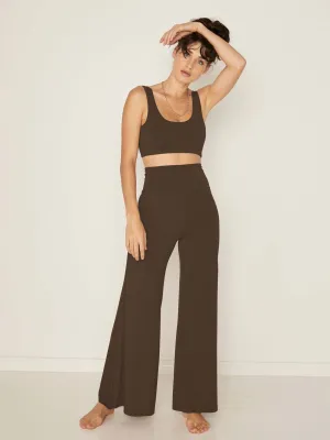 Bamboo Palazzo Pant 2.0 - Cocoa