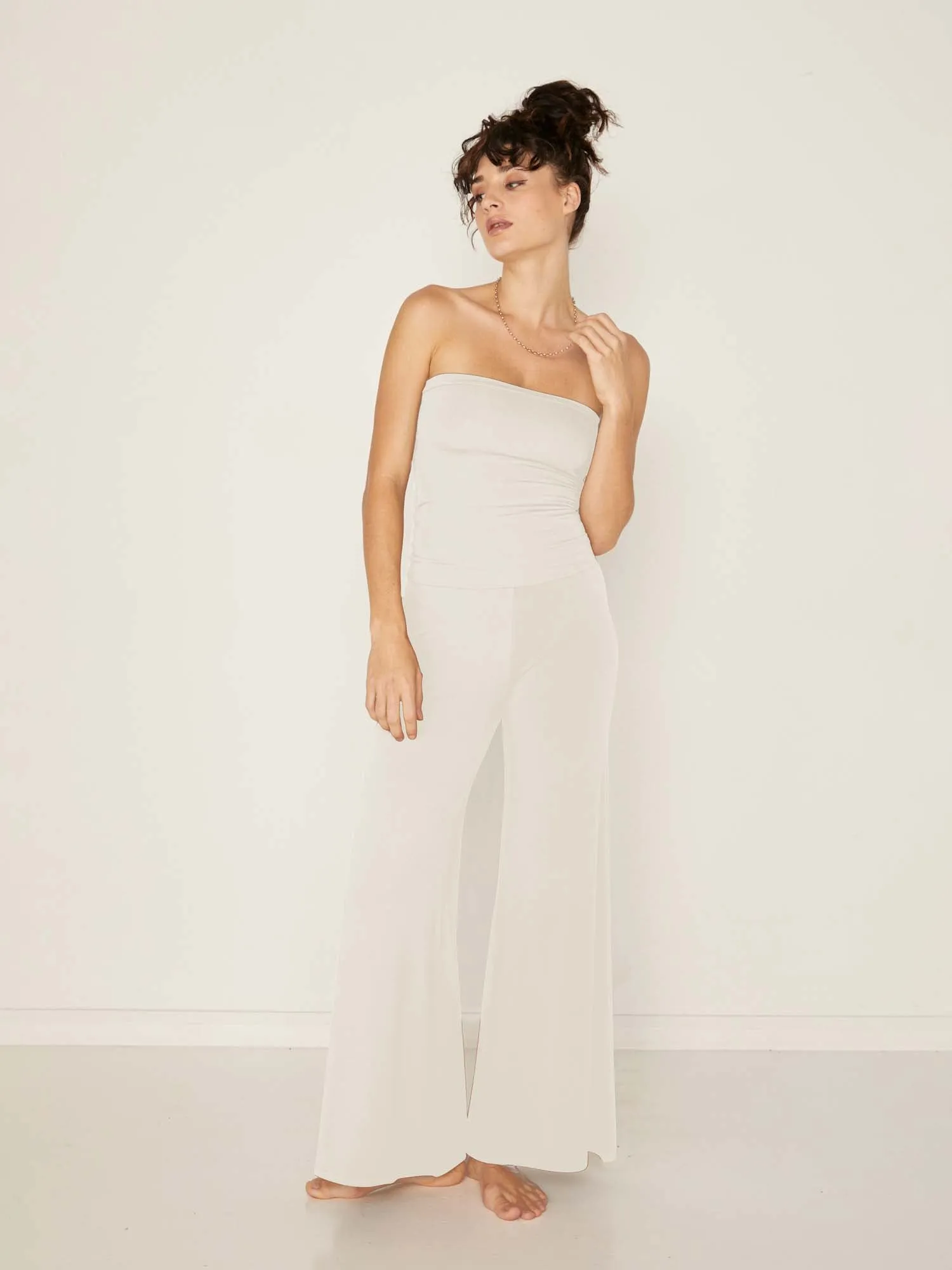 Bamboo Palazzo Pant 2.0 - Cream