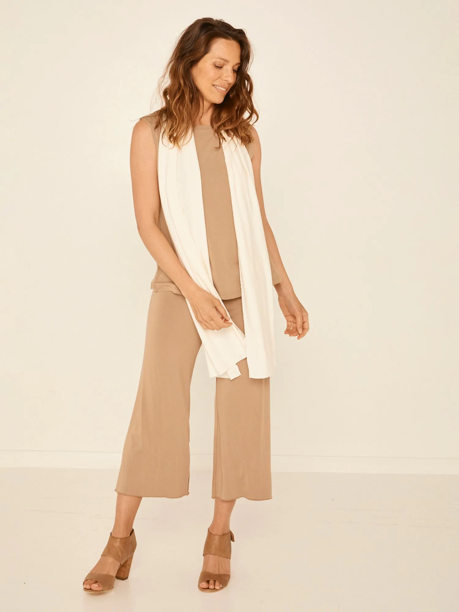 Bamboo Scarf - Cream