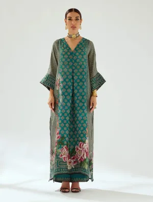 Banera teal kimono tunic
