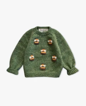 Bee Jumper | Moss Green