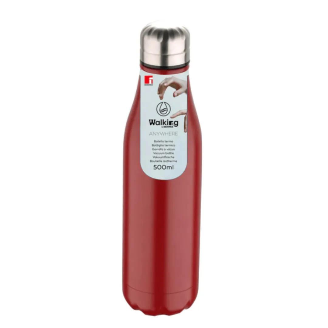 Bergner Stainless Steel Vacuum Cola Bottle Red 500 ml BG-37560-MPK