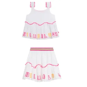 BILLIEBLUSH - Billi Blouse & Skirt Set - White