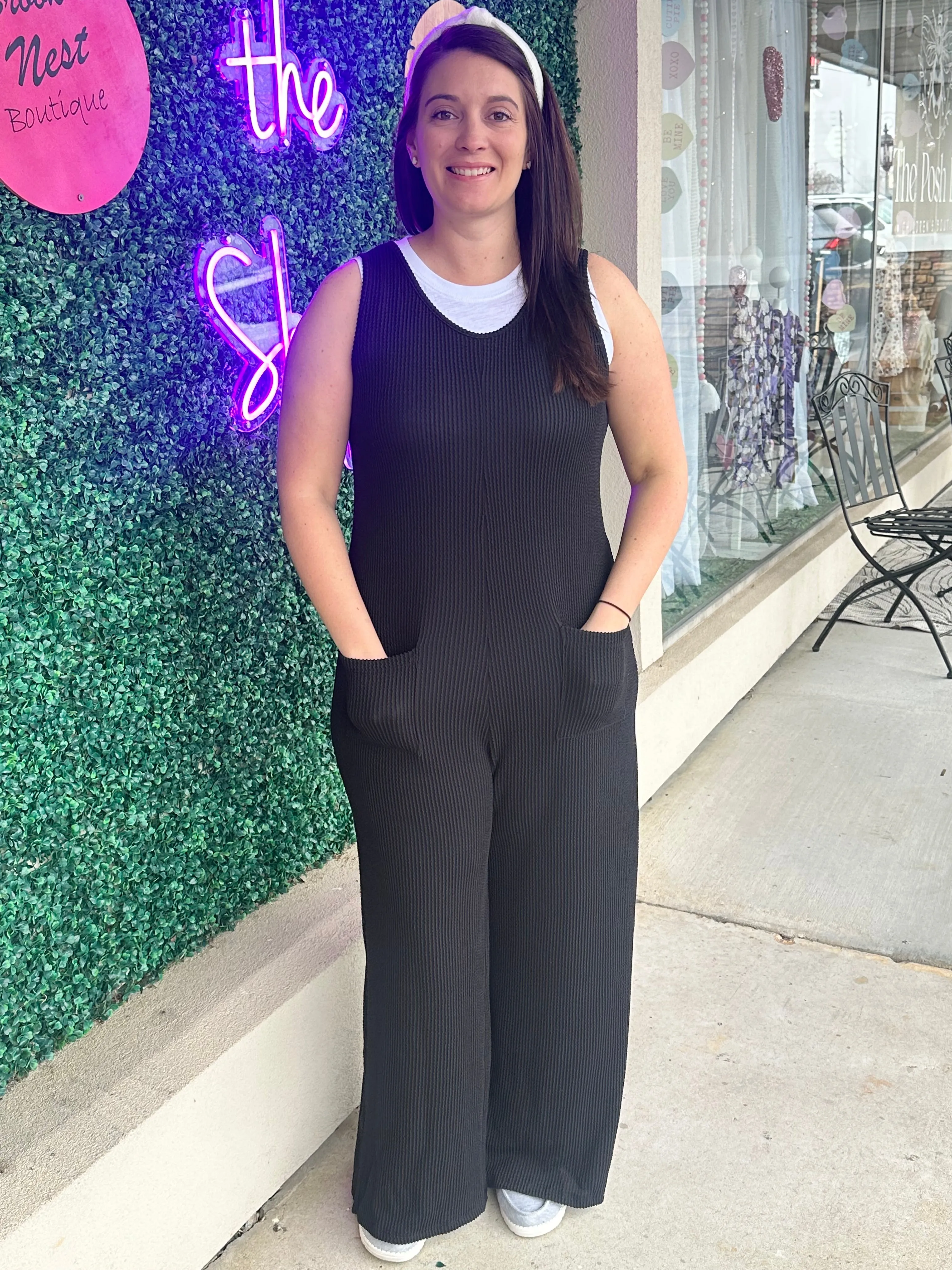 Blackie Ribbed Jumpsuit