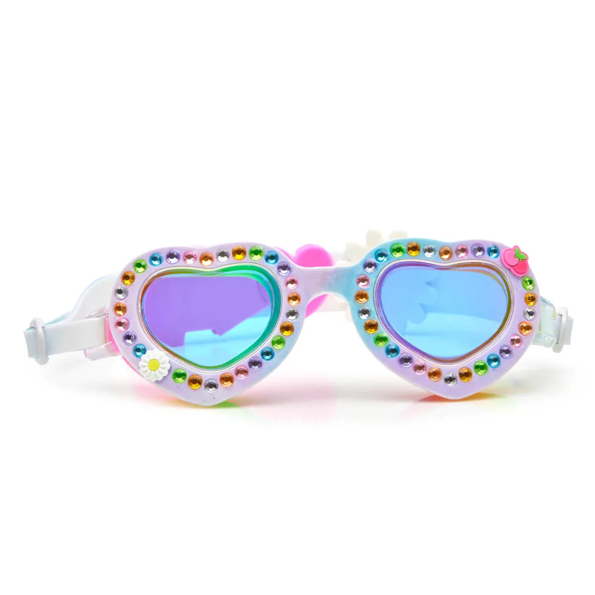 Bling20- Bright Bouquet of Daisies Swim Goggles