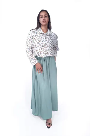 Blooming Fields Floral Cotton Blouse