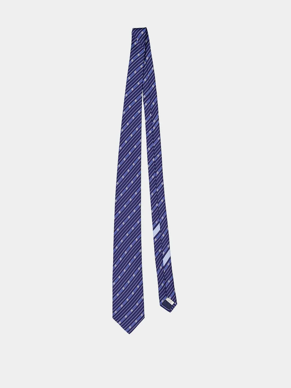 Blue Treccia Silk Tie