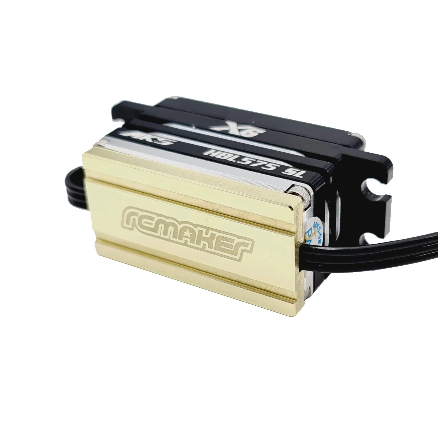 Brass Servo Weight (Type 2 - w/ Wire Route)