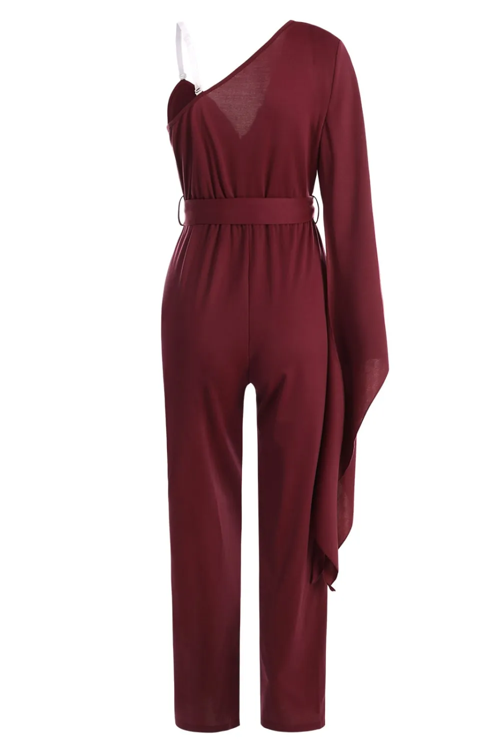 Cape One Sleeve Jumpsuit
