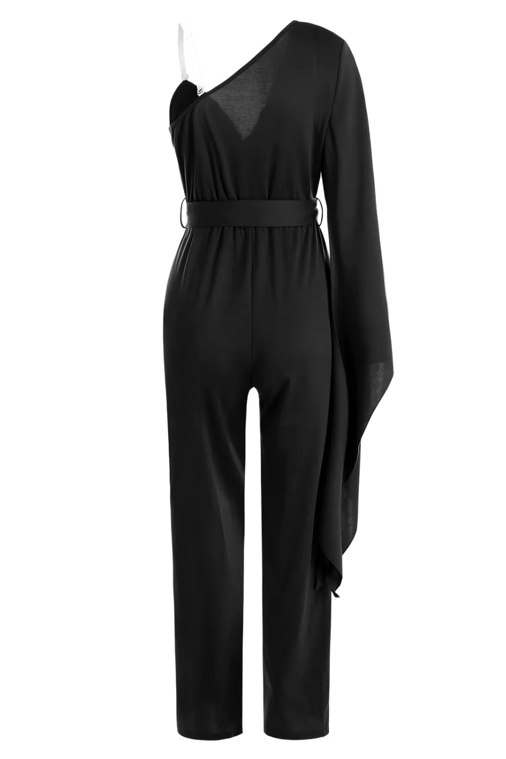 Cape One Sleeve Jumpsuit