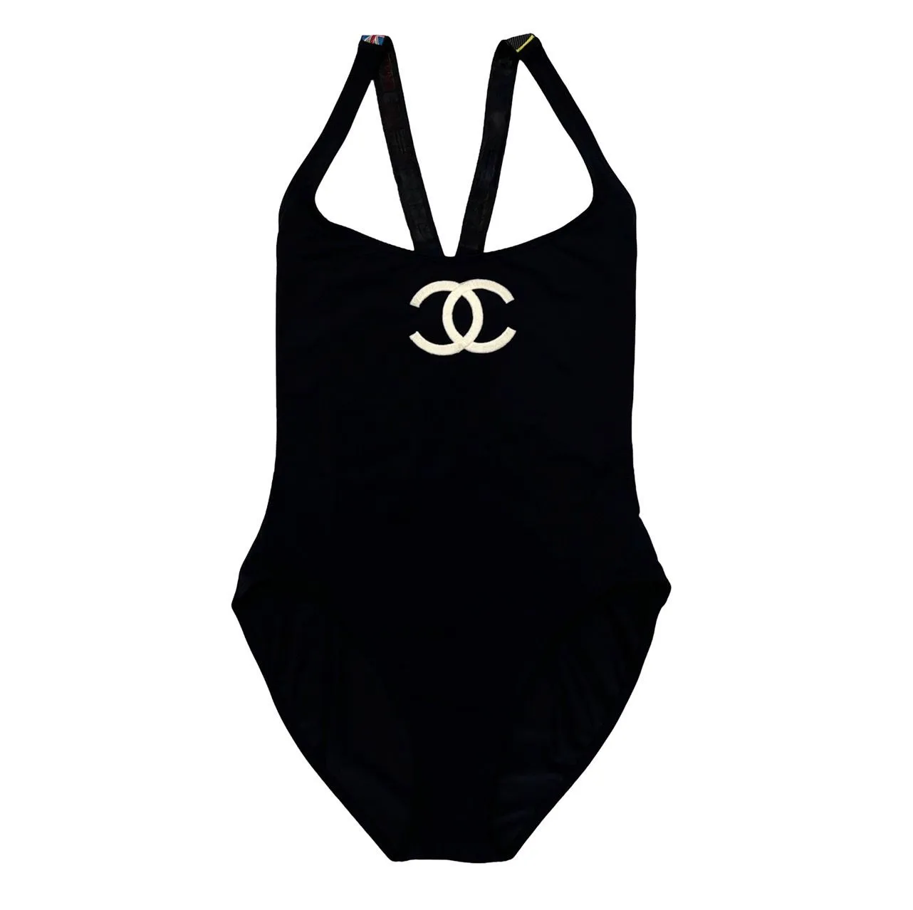 Chanel Black Logo One Piece