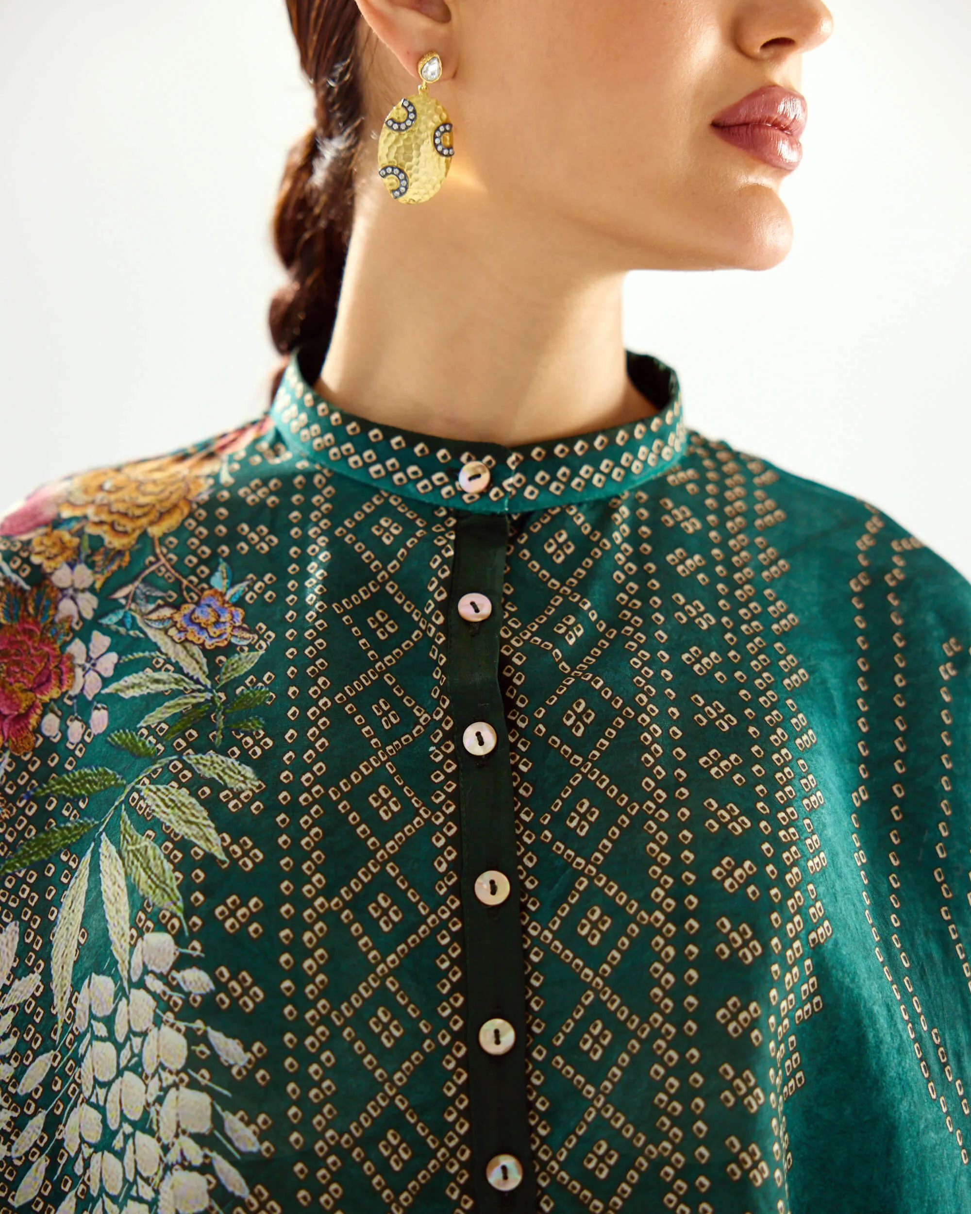 Chanel teal tunic