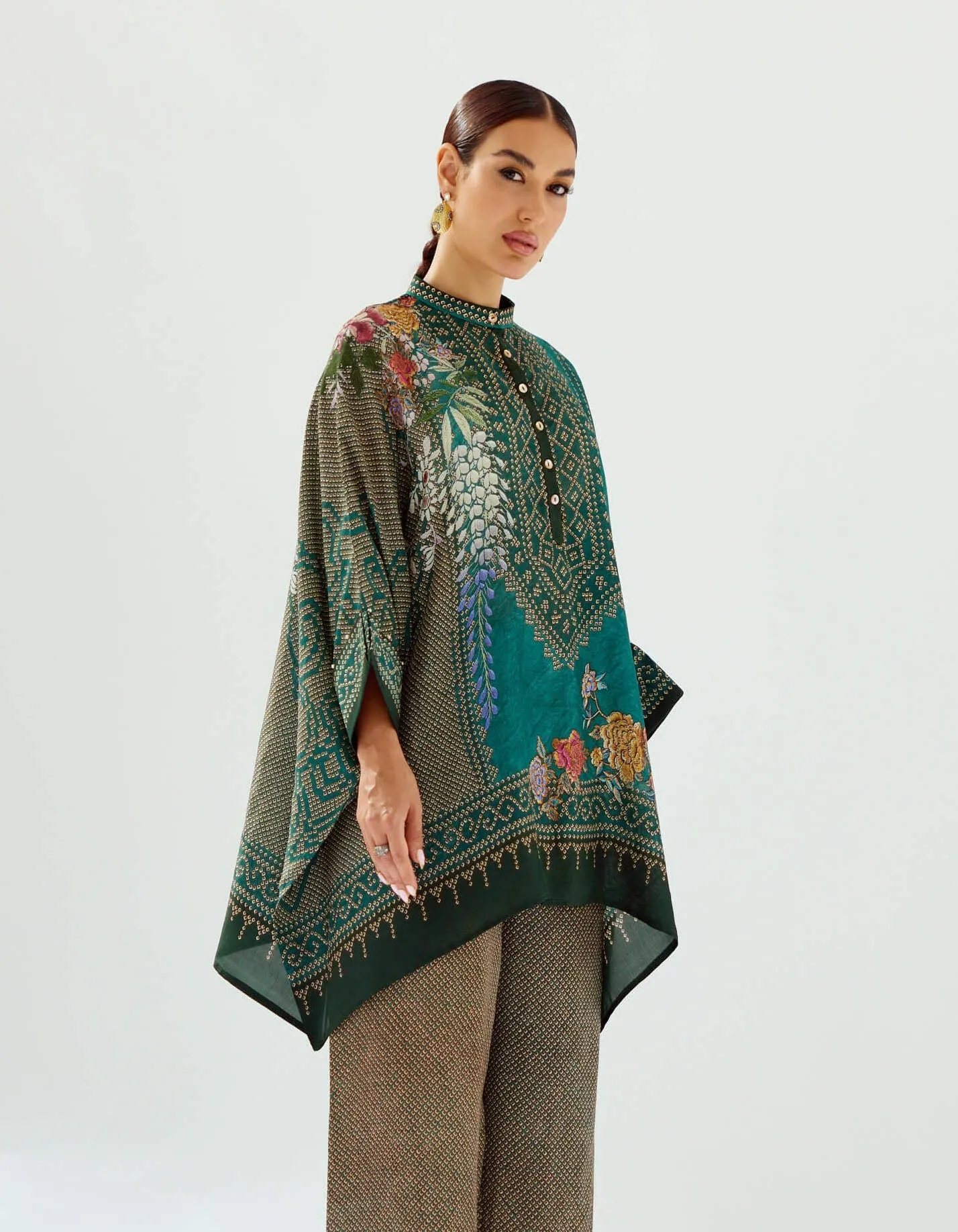 Chanel teal tunic