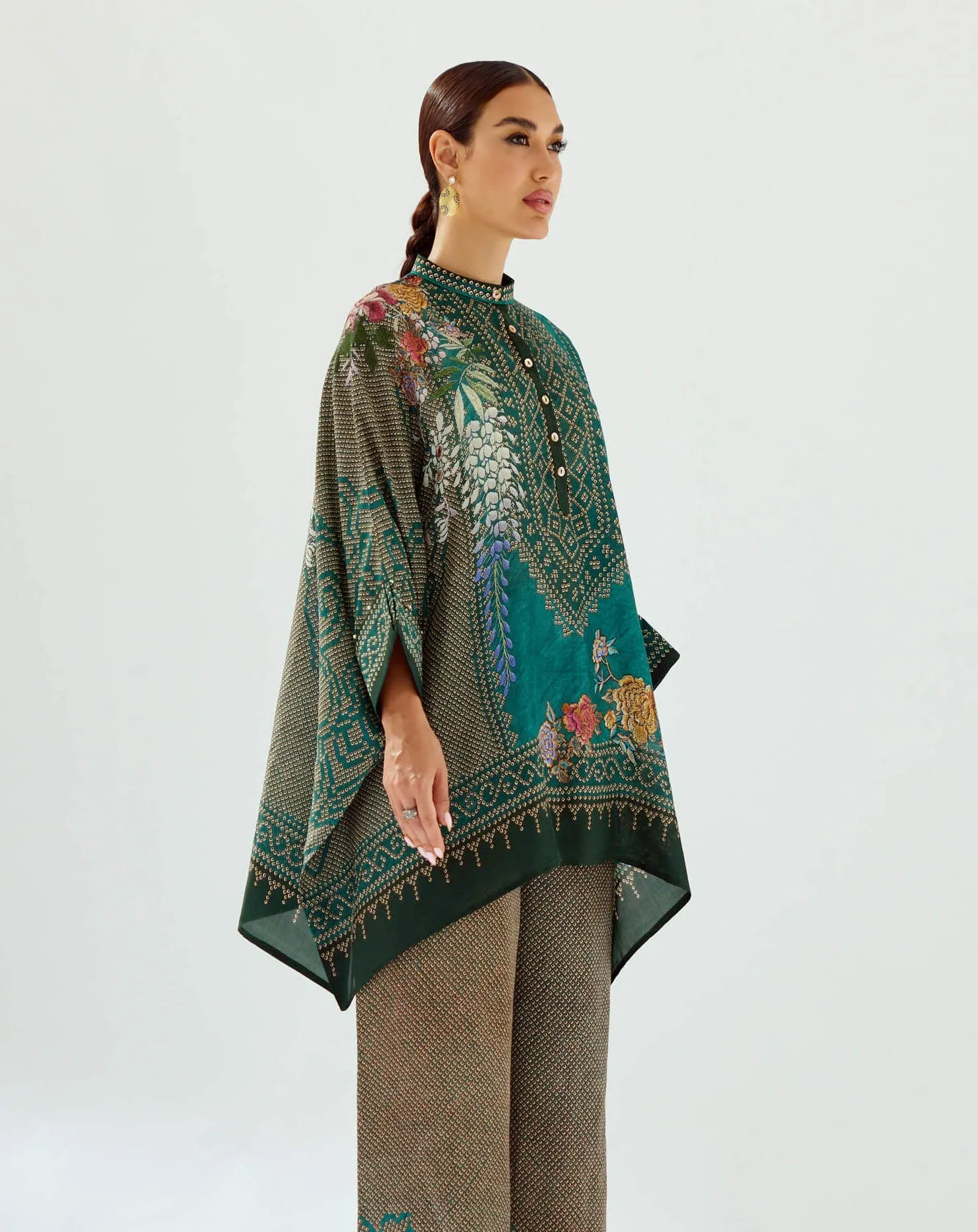 Chanel teal tunic