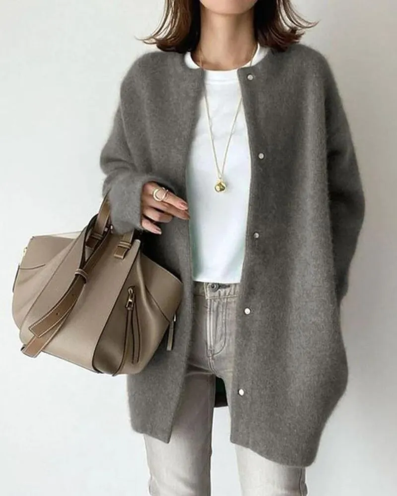 Charlott | Women Elegant Chic Soft Cardigan | Warm