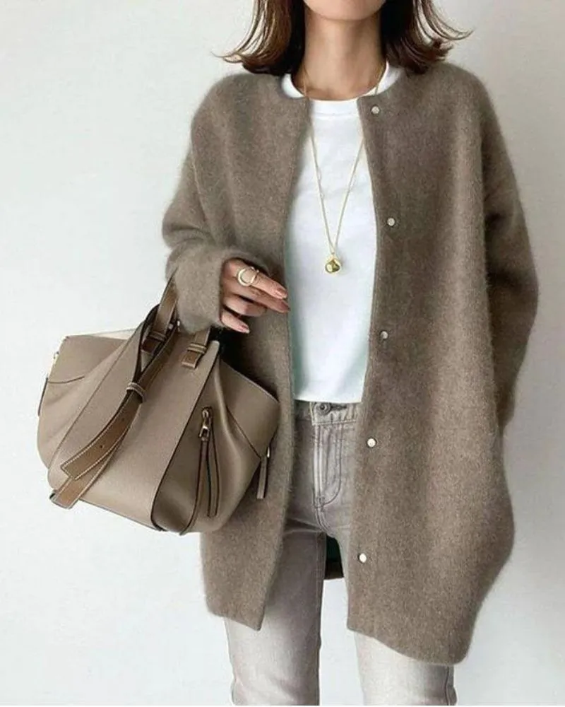 Charlott | Women Elegant Chic Soft Cardigan | Warm