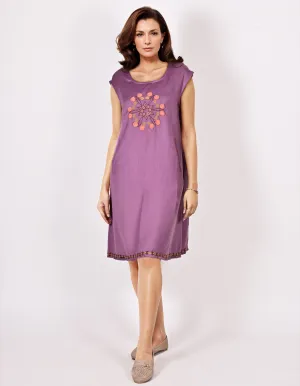 CHARU Pure Cotton Hand Embroidered Dress: Customizable