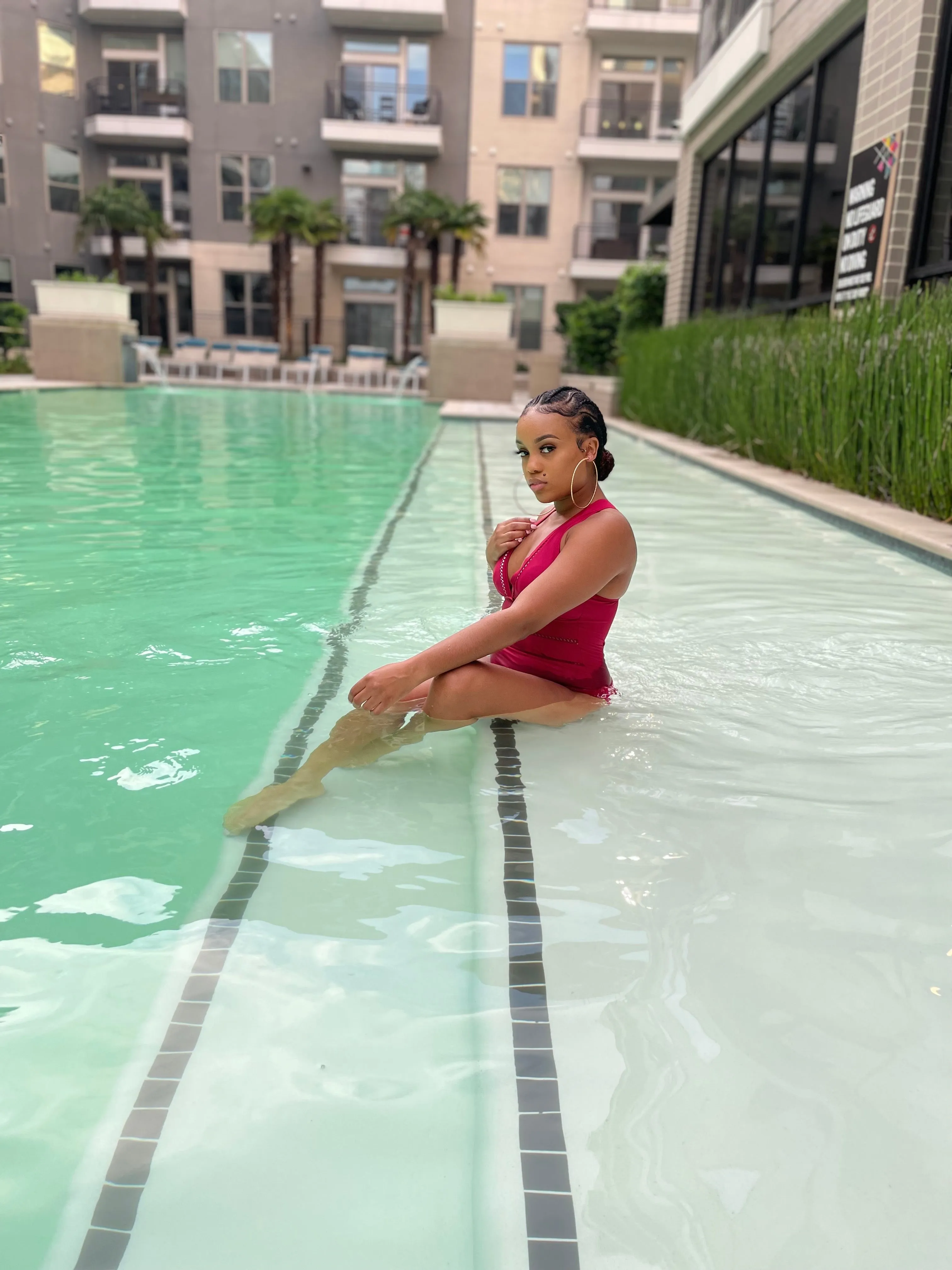 Cherry Craze - Red One Piece Swimsuit