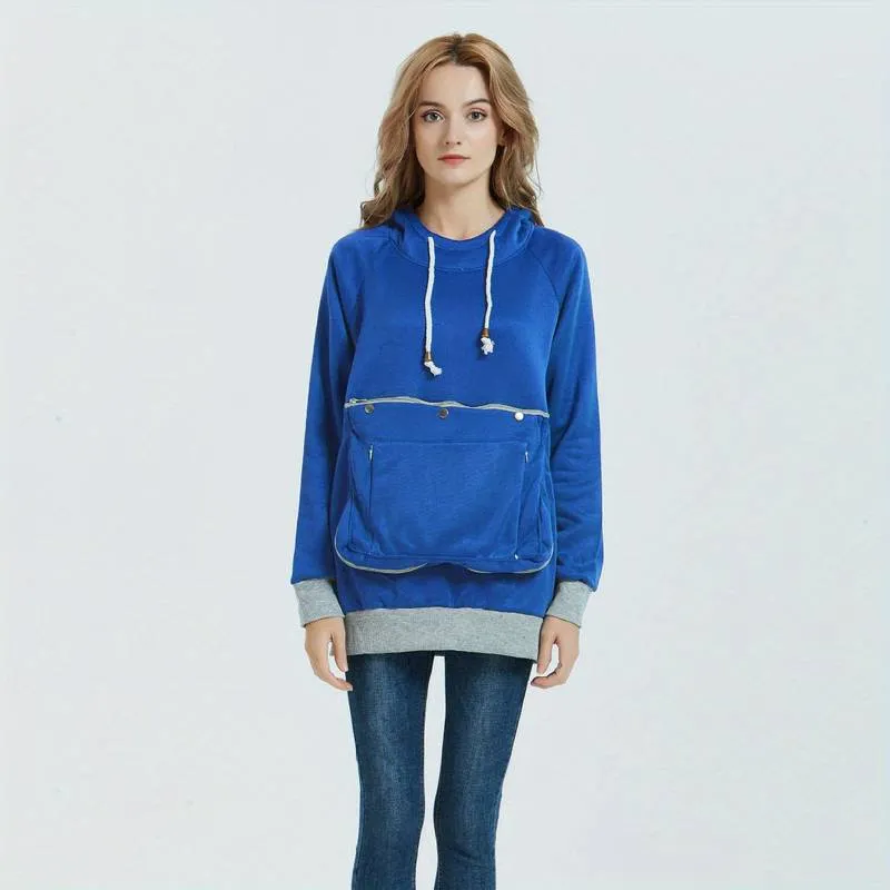 Cheska – Stylish Women's Pet Carrier Hoodie