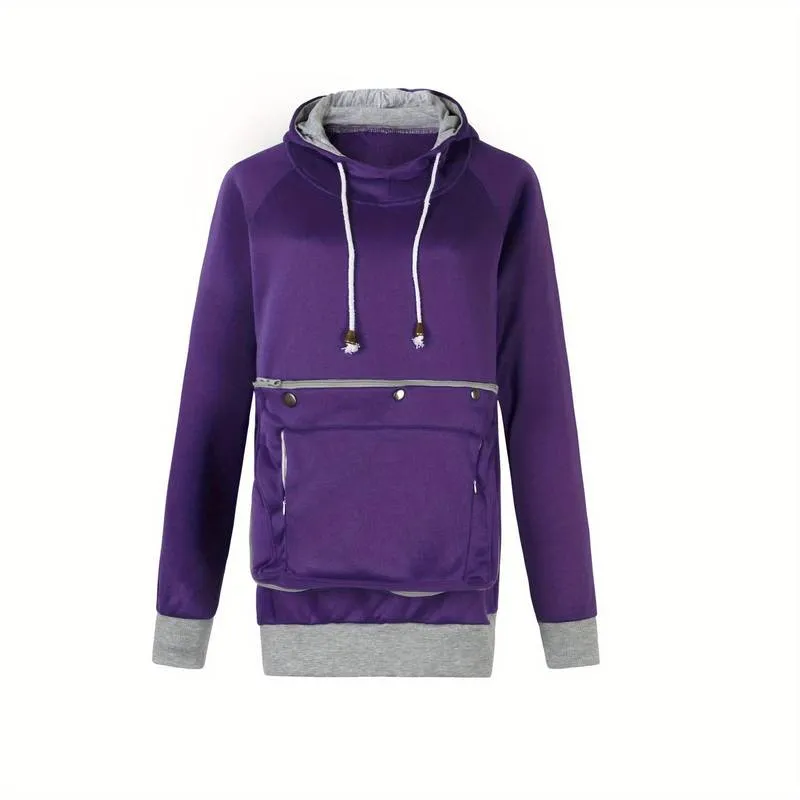 Cheska – Stylish Women's Pet Carrier Hoodie