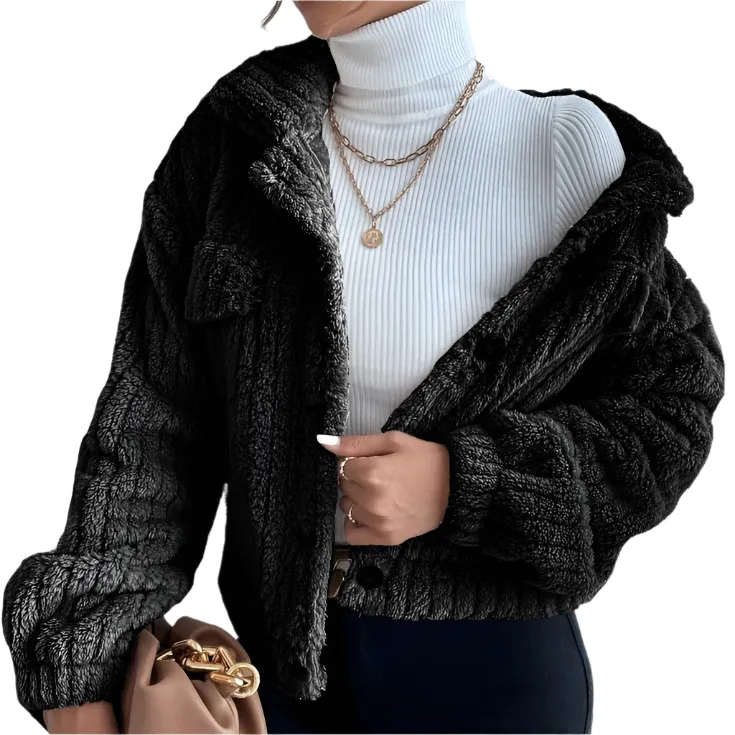 Chiara – Cozy Teddy Jacket for Women