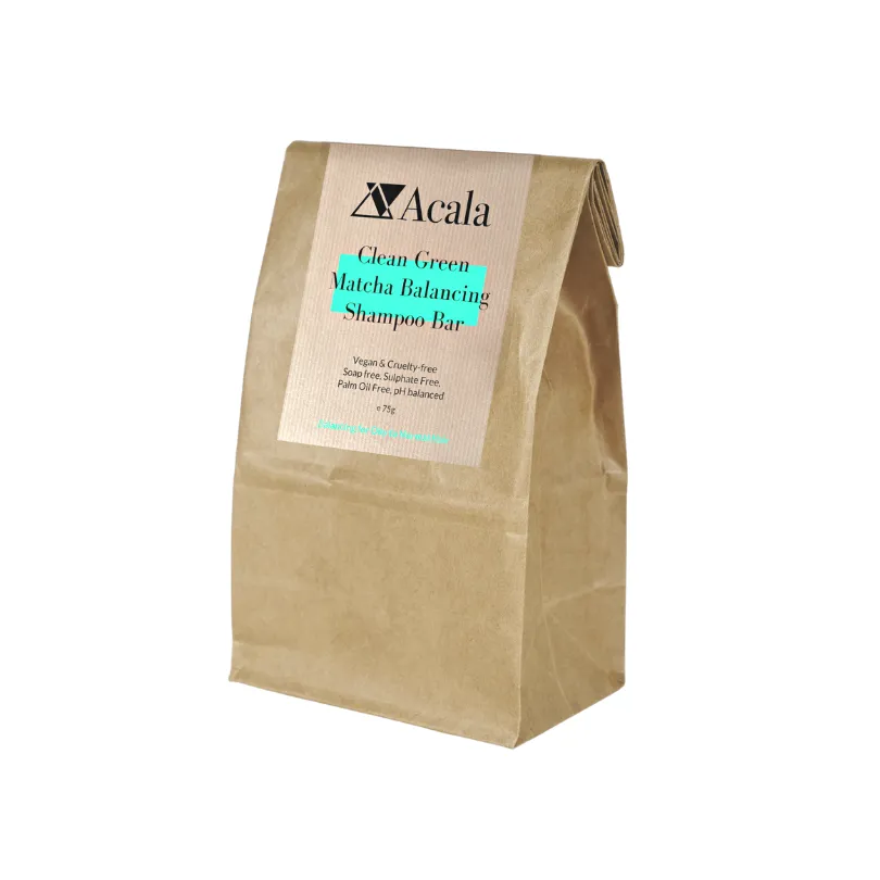 Clean Green Matcha Balancing Shampoo Bar from ACALA