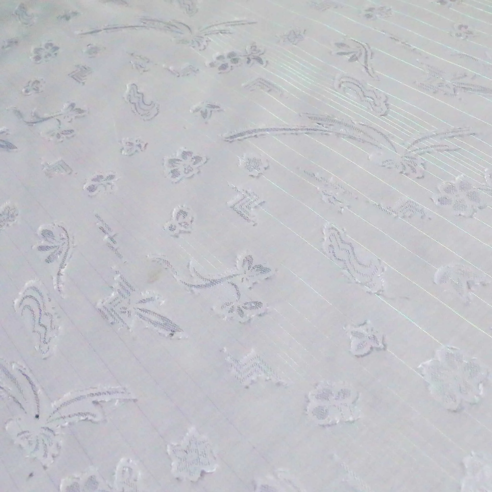 Clipped PolyCotton Fabric - Off-white