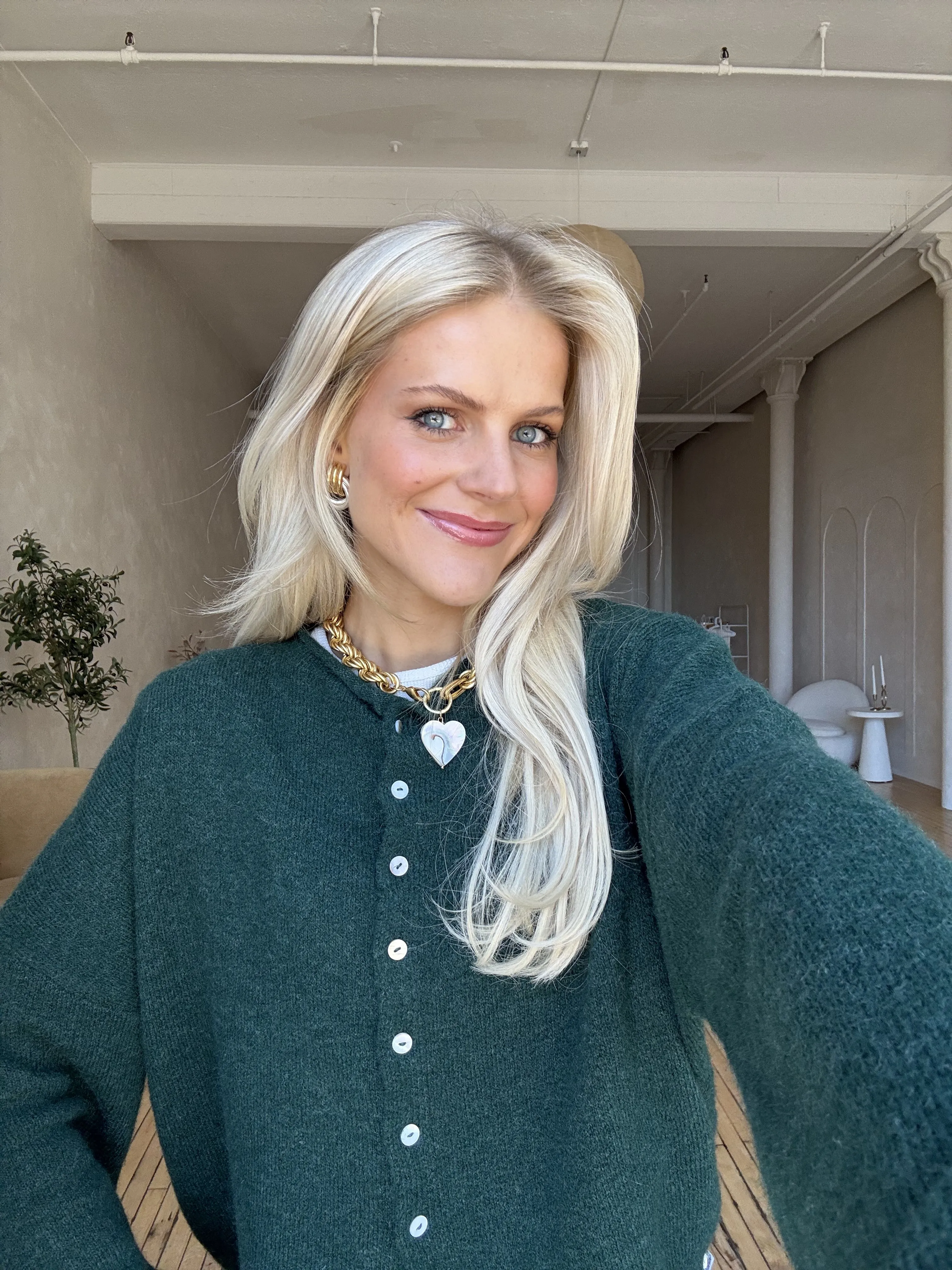 Coco Cutie Cardigan // Evergreen