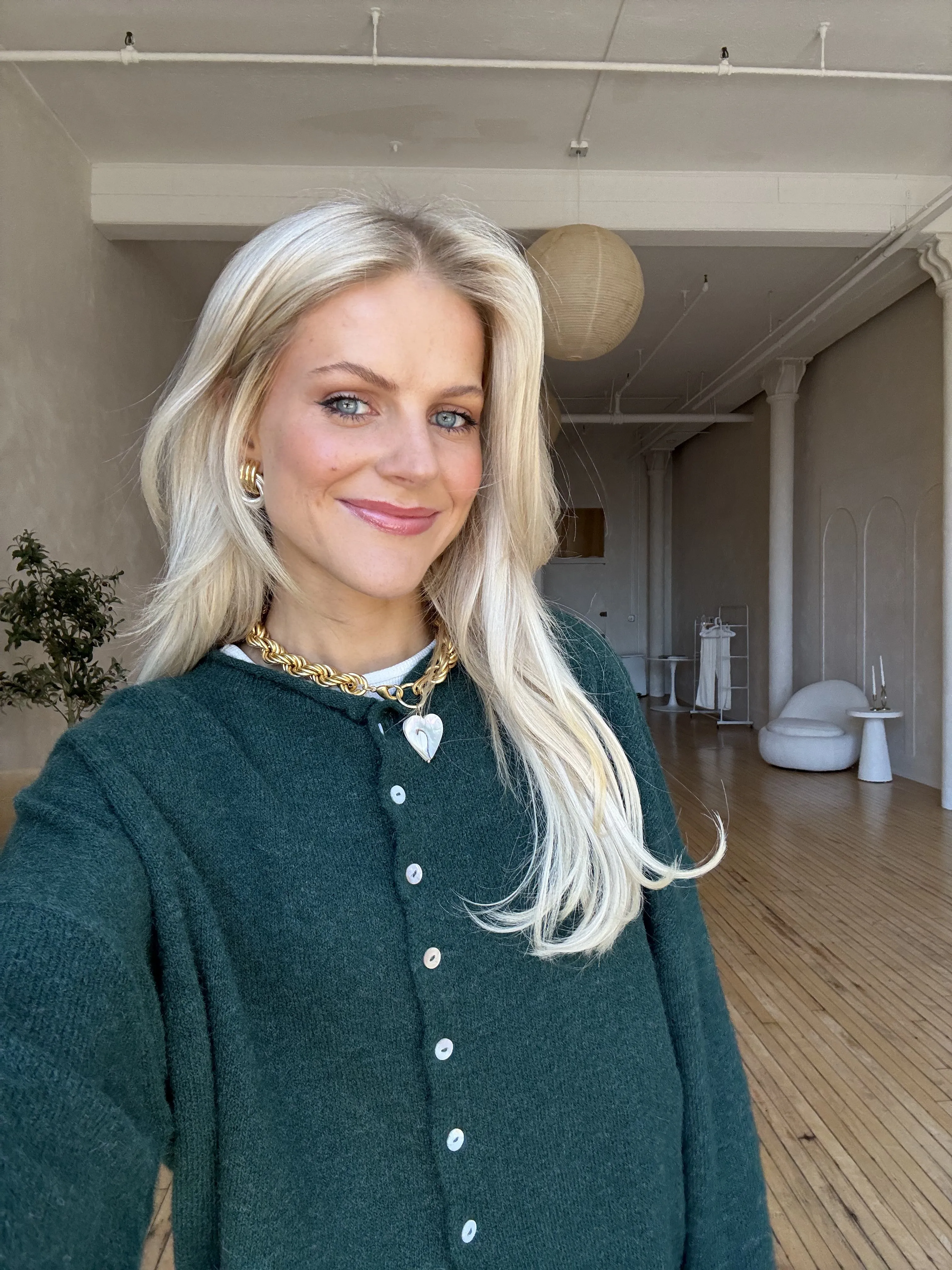Coco Cutie Cardigan // Evergreen